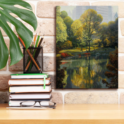 «Reflection Of The Park» par John Zaccheo, art mural sur toile