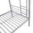 METAL BUNK BED SILVER
