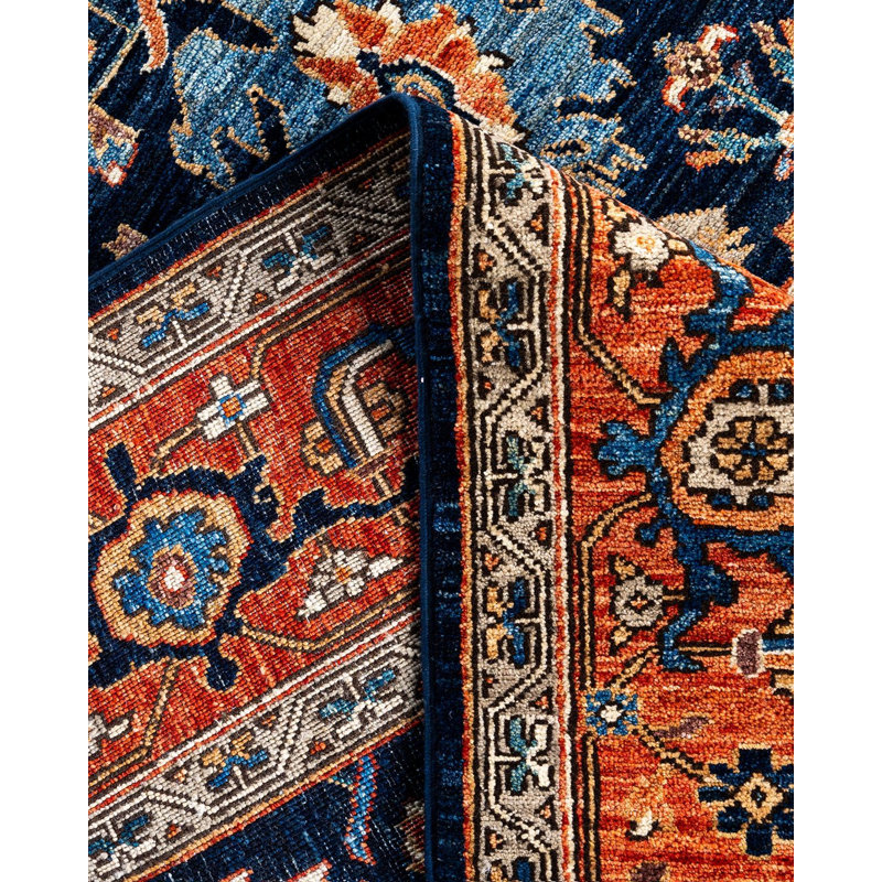 Serapi One-of-a-Kind 6' 5" X 9' 1" Hand Knotted Area Rug
