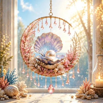 Music sticker Suncatcher Hanging Ornament Floral Window Hanging Decor Colorful  Style  Catcher For Home Wall Indoor Decoration