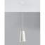 Gulcan 1 - Light White Cylinder Pendant