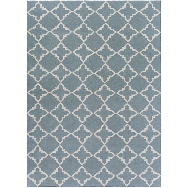 Kramer Wool Geometric Indoor Rug, Rectangle 8' x 11'