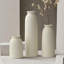 Ensemble de 3 vases en céramique 10 pouces, style bohème nordique moderne, blanc et beige, avec vases à poignée, 5 à 10 pouces de hauteur
