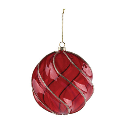 Glass Finial Ornament Set (Set of 4)