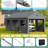 12 Ft. W x 20 Ft. D Galvanized Steel Frame Outdoor Heavy Duty Garage With Breathable Windows And Side Door - Gray-123014256