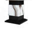 TABLE DE BAR SAMMI BLANCHE ET NOIRE