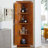 4-Tier 72" Corner Kitchen Pantry Storage Cabinet With 8 Doors Tall Storage Cabinet, Corner Cabinet And Shelves, Home Farmhouse Bookshelf Cabinet For Bathroom, Living Room, Kitchen Oak-928379434