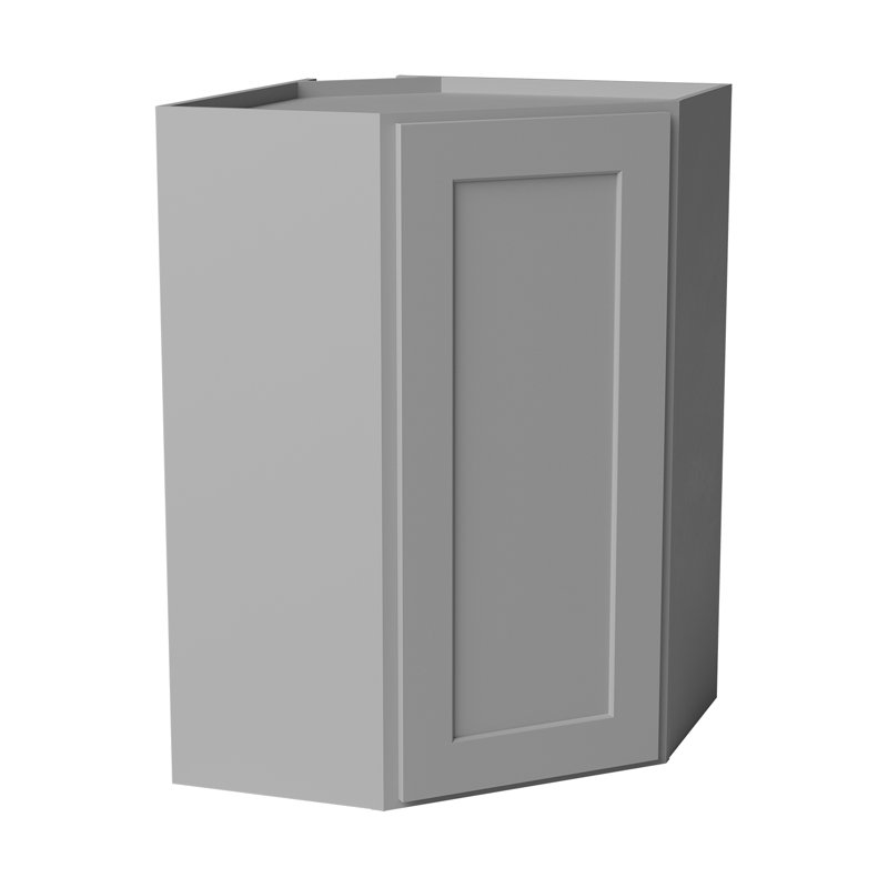 Armoire murale diagonale, Gris, 24" W x 36" H x 12" D