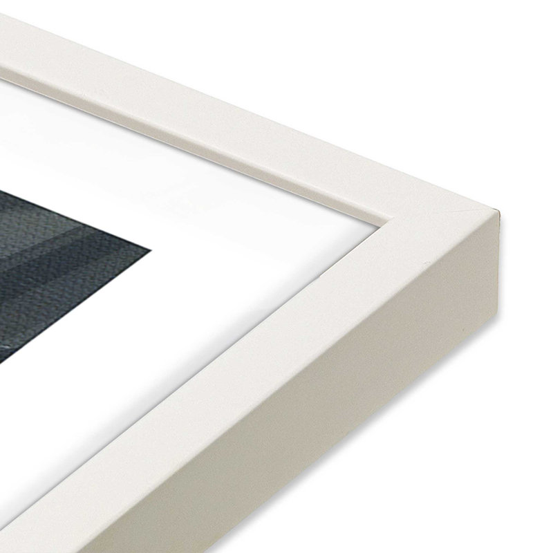 Onyx Eclipsed, ensemble de 2 impressions sur toile dans un cadre brossé, 12 po x 12 po, Blanc opaque, H 17,5 po x l 35 po