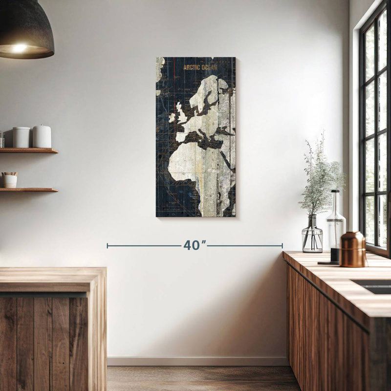 Ancien monde Jahiem bleu III, H 36 po x l 18 po