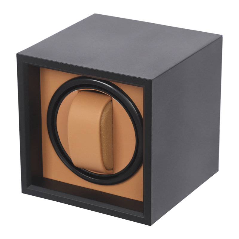 Automatic Single Watch Winder Watch Storage Box, Brown