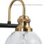 Yedidalga Dimmable Globe Vanity Light with Clear Glass Shade-1355794228