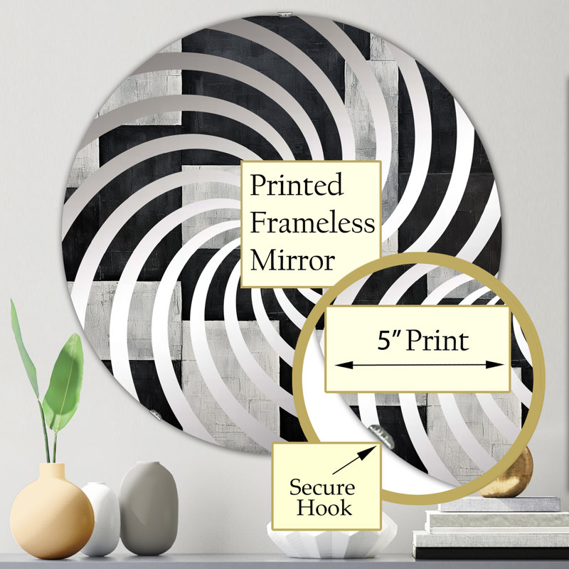 Arnob Circle Mirror, 23.6" x 23.6"