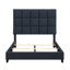 Lit tapissier Blue Denim Squares