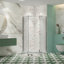 Porte de douche pivotante avec verre trempé de 1/4 po-114719554