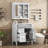 Modern Bathroom Storage Cabinet with 2 Drawers and a Tip-out Drawer