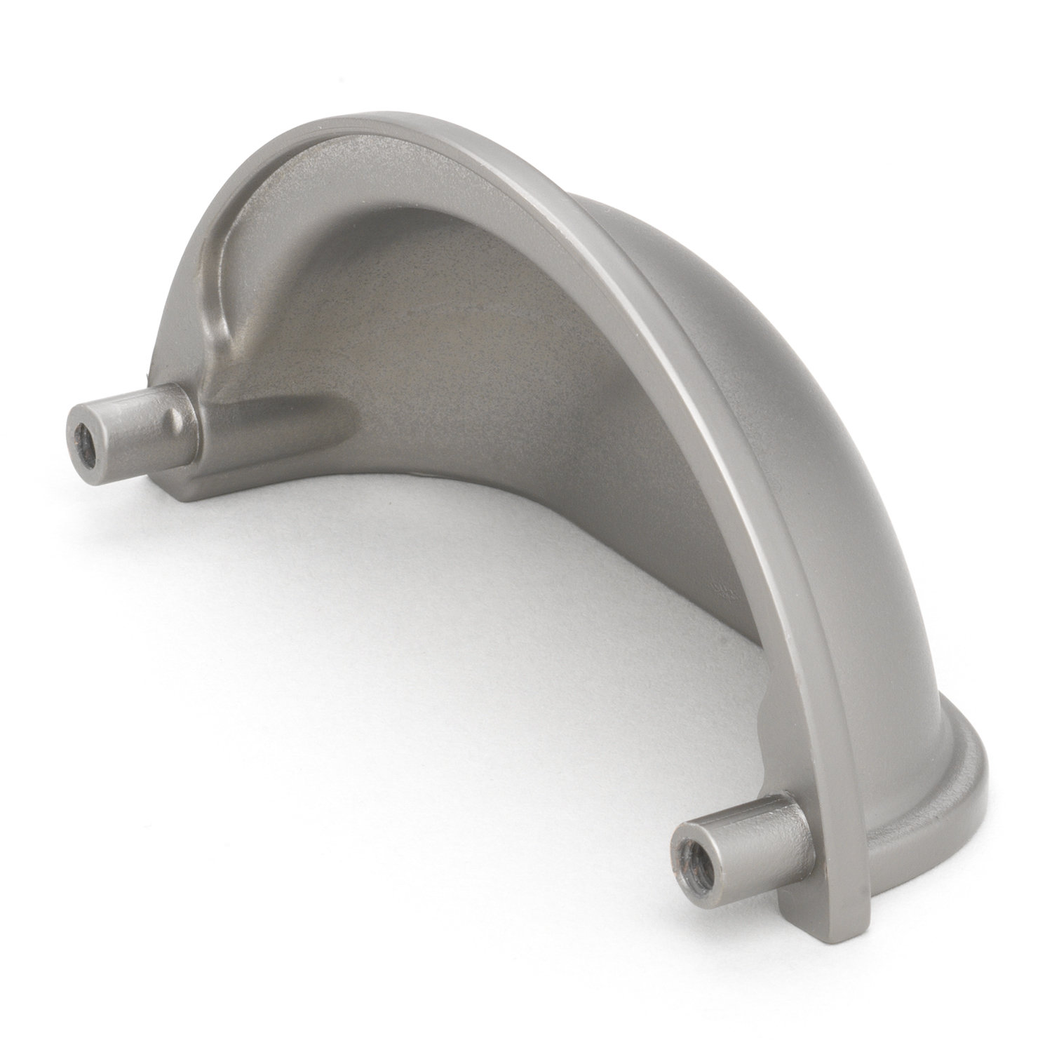 Classic 3" Cup Bin Cabinet Pull, Graphite
