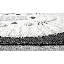 Power Loom White/Black Rug-405684318