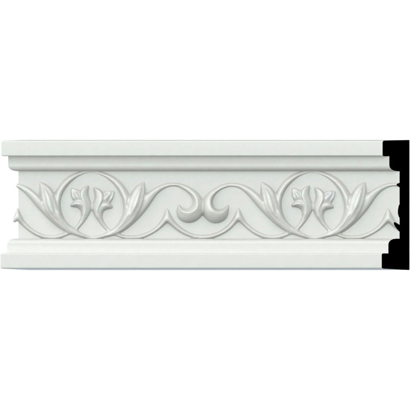 H 3 1/2 po x P 3/4 po x L 94 1/2 po, (répétition 4 po), rail de chaise de course Attica (paquet de 12)