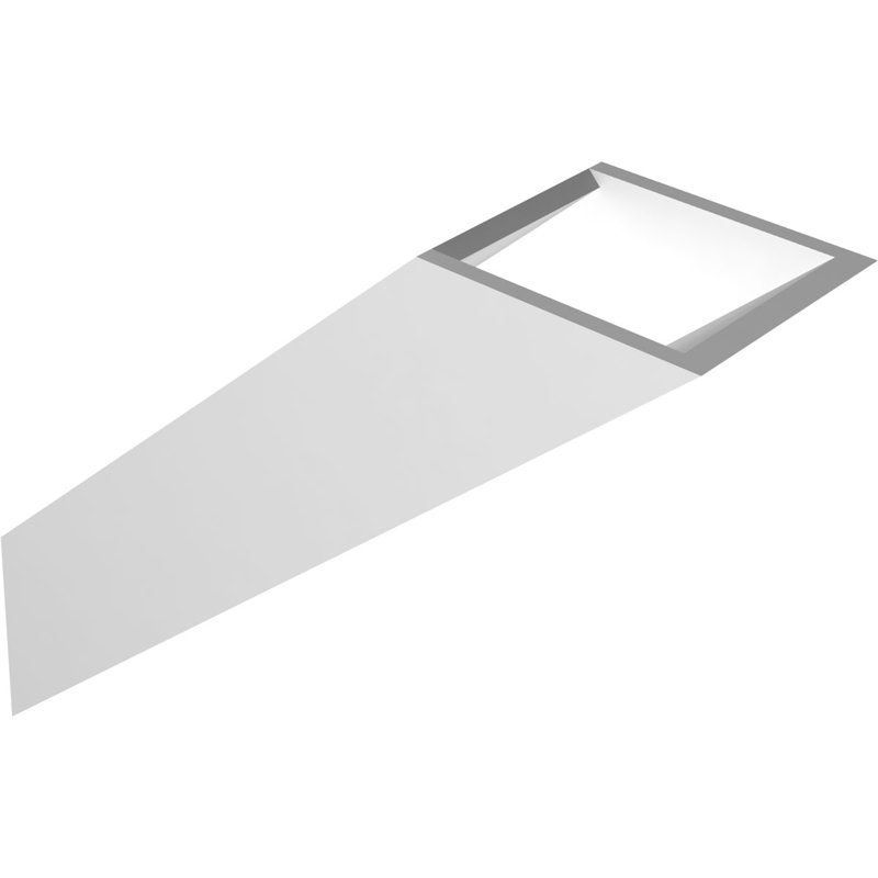 Support de genou traditionnel en PVC de qualité architecturale, H 16 po x l 5 po x P 16 po