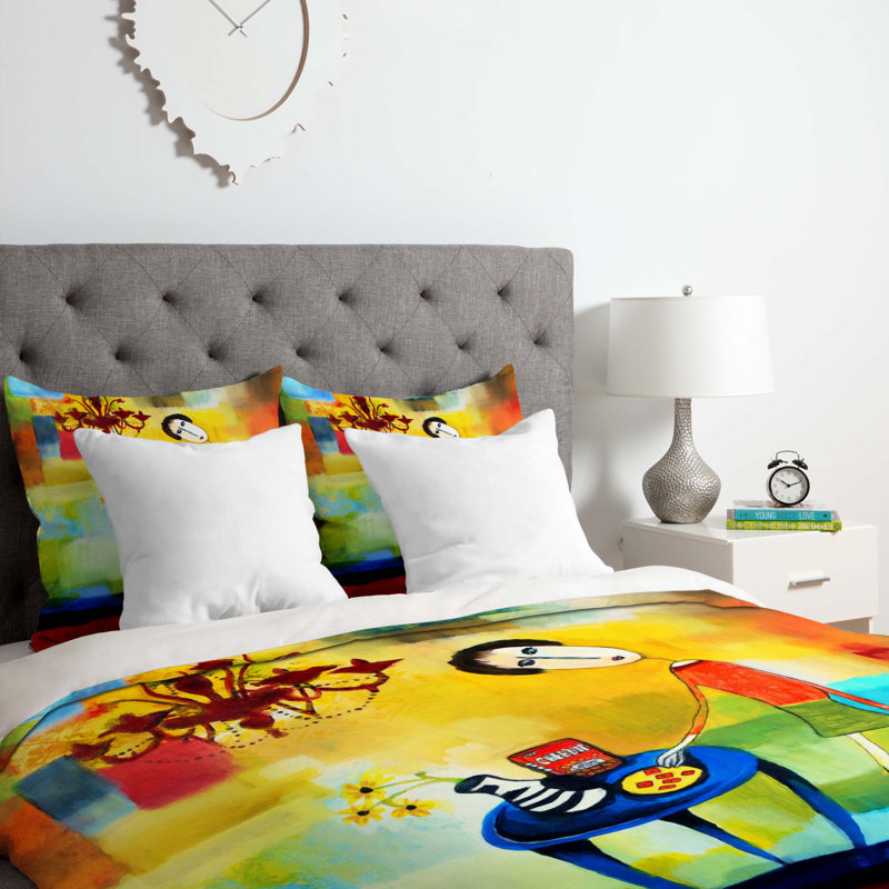 Ensemble de housse de couette, Housse de couette simple / simple TG et 1 taie dé