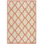 Tapis d'intérieur / extérieur à motif géométrique 100 pièces Ferrill Linden-27433808