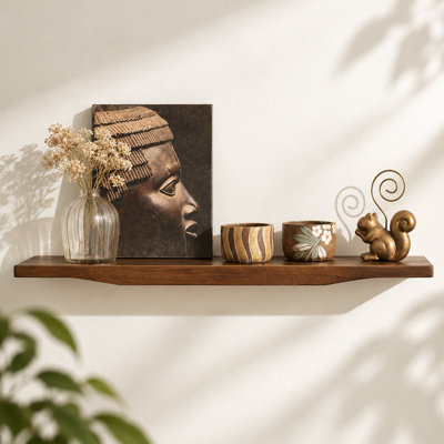 Tablettes murales flottantes en bois Sephine