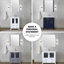 30" W X 17.51" D White Bath Vanity With Ceramic Surface, Faucet, And 28" 32" H Mirror 18.25" Featuring Top,