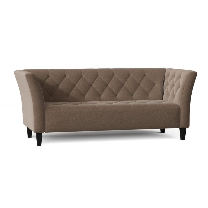 Carruth Upholstered 76'' Sofa, Napa Taupe Chenille