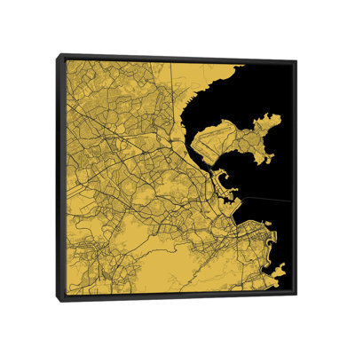 " Rio De Janeiro Urban Map (Yellow) " by Urbanmap