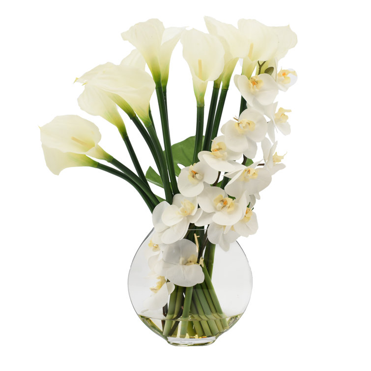 Orchid and Lily Floral Arrangement