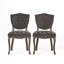 Chaise capitonnée KD (ensemble de 2)
