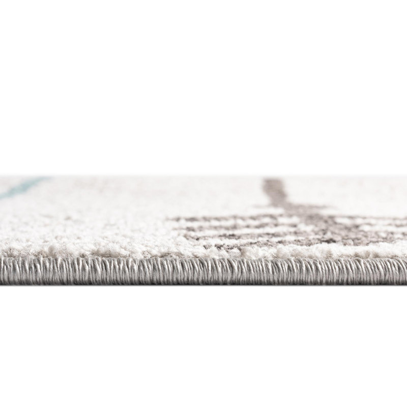 Dryden Geometric Indoor Rug, Round 3'3"