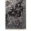 Tapis médaillon noir et gris 2 pi x 3 pi