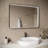 Streamline Rectangular Framed LED Bathroom Vanity Mirror with Defogger, Dimmability, Colour Temperature Change