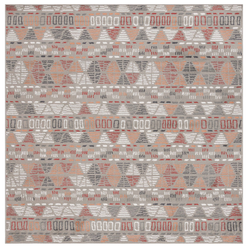 Janyi Performance Southwestern Rug, Square 6'7"