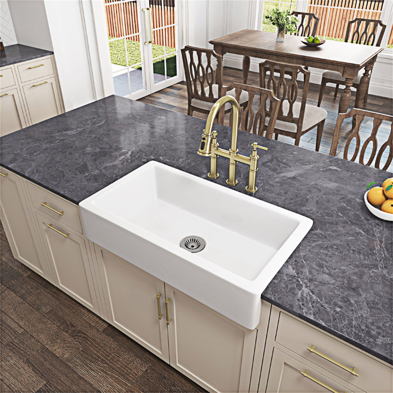 Farmhouse Apron Front Kitchen Sink