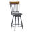Ricard Swivel Upholstered Counter Stool with Metal Frame