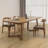 Brown Rectangular Solid Wood Dining Table-2145714593