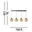 Beavercreek 4 - Light Sphere Chandelier