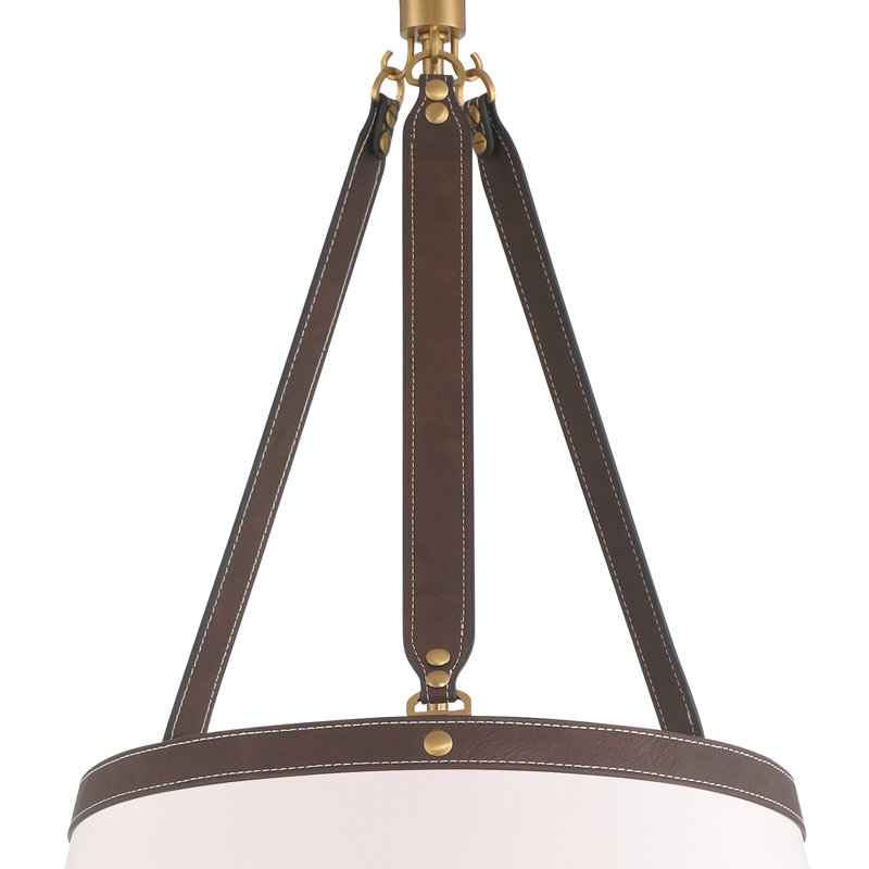 Libby Langdon Joll 6 Light Polished Nickel Pendant, Doré