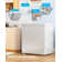 5.0 Cu.Ft. UltraHygeinic Chest Freezer with Removable Storage Basket, Garage-Ready Deep Freezer with Adjustable Temperature Controls(-7.6°F~6.8°F ), Top Open Door,Quiet 32dB (White)