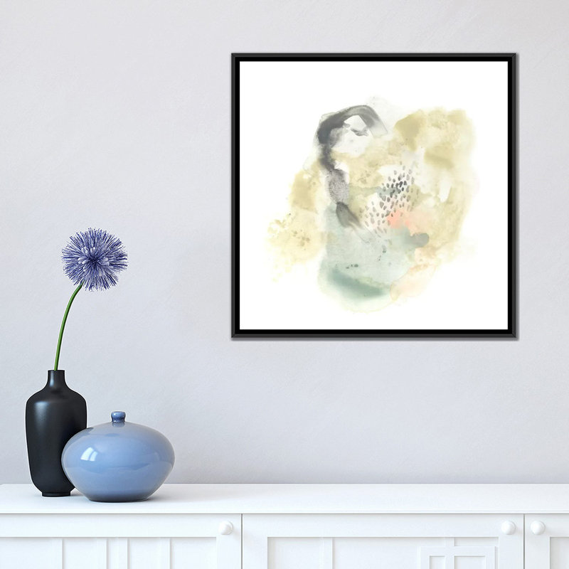 « galaxy iv », reproduction d’impression sur toile, H 18 po x l 18 po x P 1,5 po, Toile encadrée noire, Pas de tapis