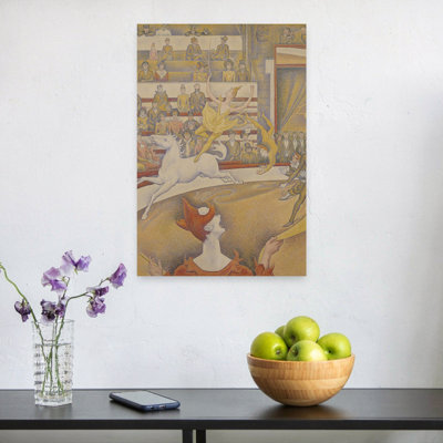 The Circus, 1891 Abstract Contemporary Horse Wall Art Print 1 Piece Wrapped Canvas Wall Art