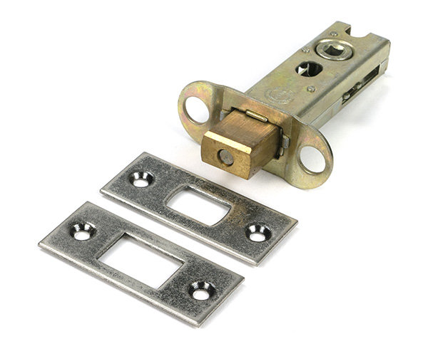 Heavy Duty Tubular Deadbolt, Pewter Patina