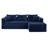Boneless 93'' Modular Sectional Sofa, Cloud Sectional Couch With Deep Seat, Modern Modular L-shape Sofa Couch With Chaise,upholstered Couches For Living Room Bedroom,no Assembly-283745405-283745392