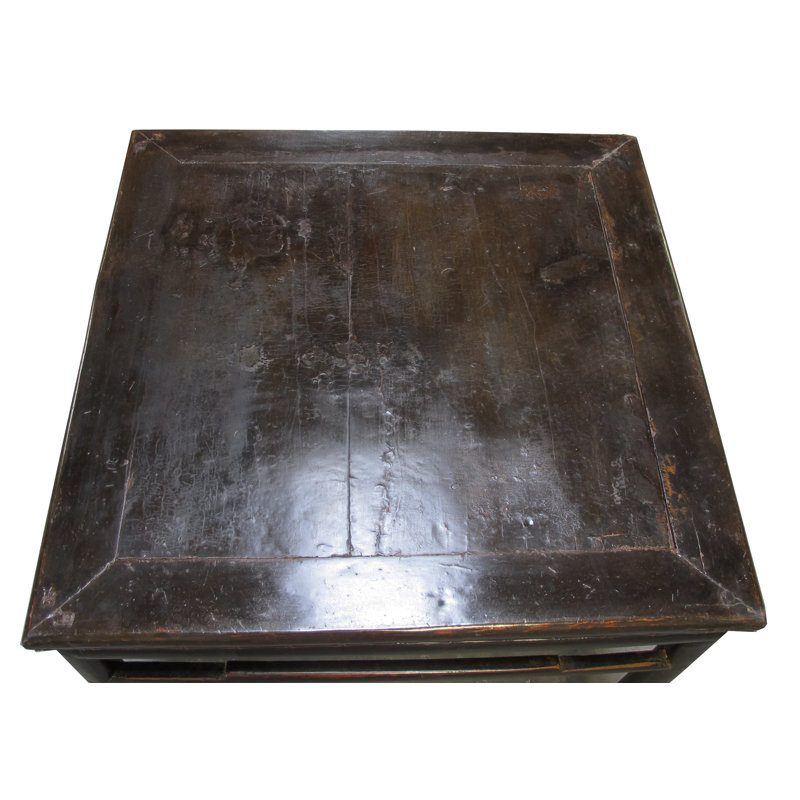 Antique Square Lacquered Tea Table