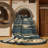 Washable Slate Ivory Striped Area Rug-585558030