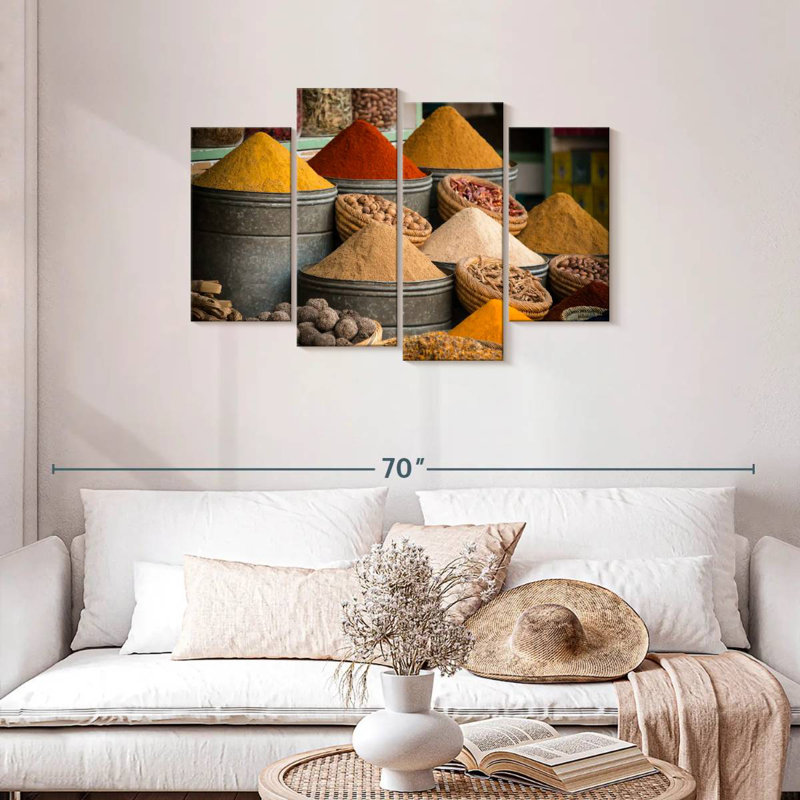 Yarlin Moroccan Souk Spices, 27" H x 43" W