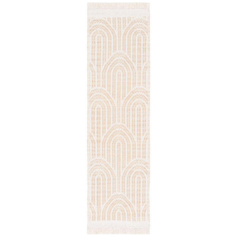 Koletyn Hand Woven Wool Abstract Rug, Runner 2'3" x 8'